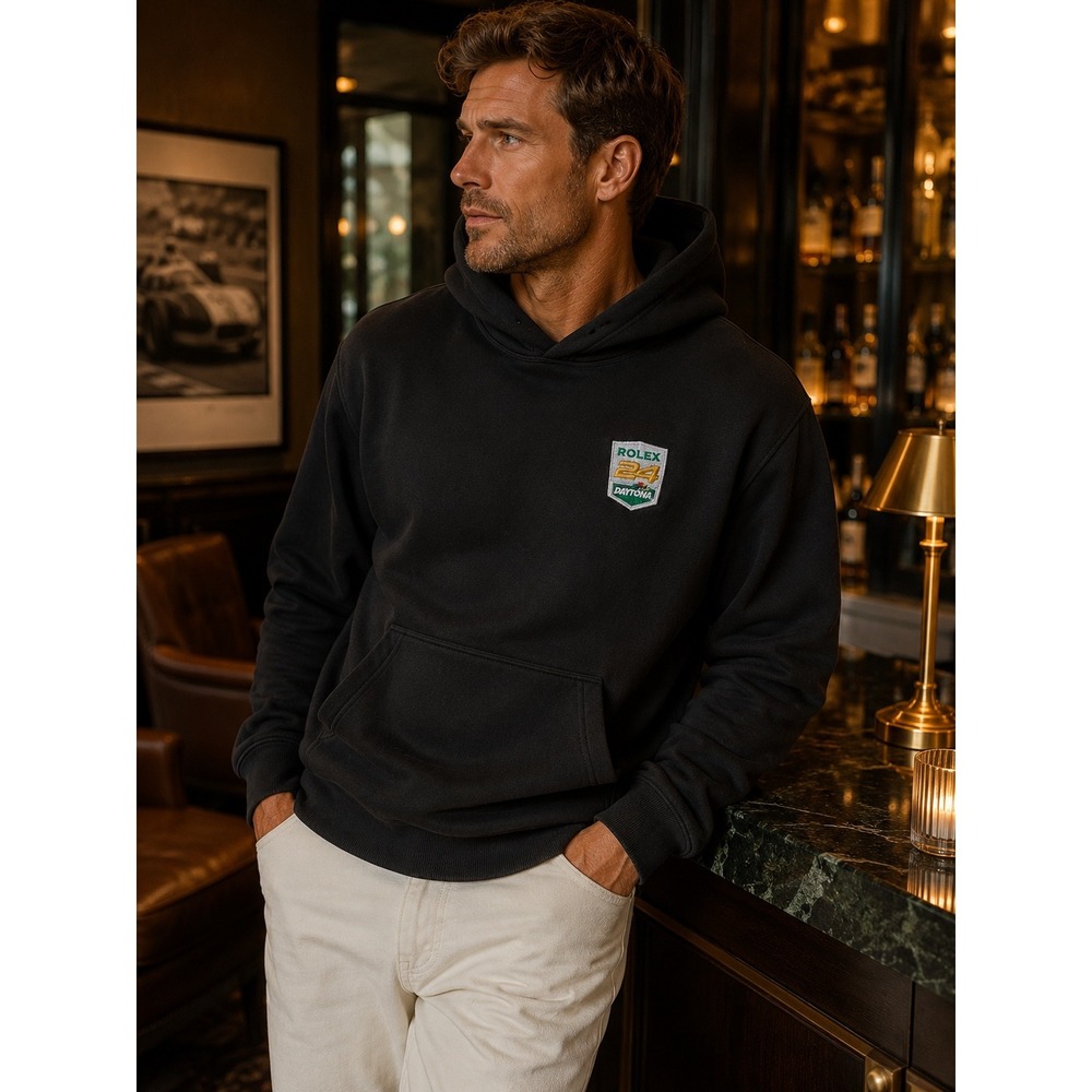Lululemon Rolex 24 Daytona Hoodie Black Racing Motorsports Pullover XL